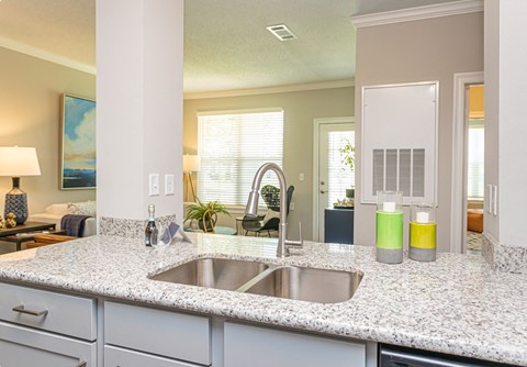 Kitchen island at Blu on the Boulevard, Louisiana, 70810